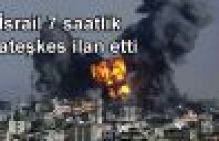 İsrail, 7 Saatlik Ateşkes İlan Etti
