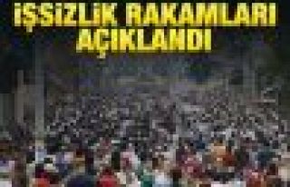 İşsizlik rakamları açıklandı