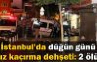 İstanbul'da düğün günü kız kaçırma dehşeti:...
