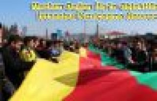 İstanbul Kızılçeşme'de coşkulu Newroz