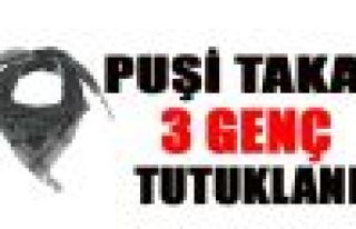 İstanbul'da puşi takan 3 genç tutuklandı