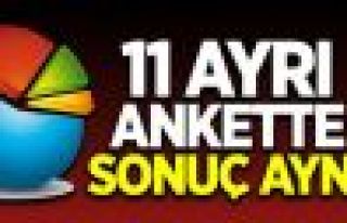 İşte 11 ayrı anketten çıkan ortak 1 Kasım sonucu