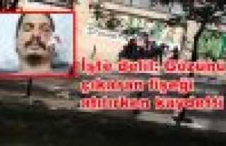 İşte delil: Gözünü çıkaran fişeği atılırken...