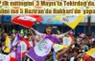 İşte HDP'nin il il miting tarihleri