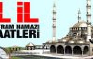 İşte il il bayram namazı saatleri