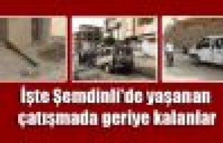 İşte Şemdinli'de yaşanan çatışmada geriye kalanlar