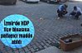 İzmir'de HDP ilçe binasına patlayıcı madde atıldı