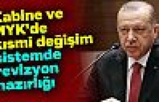 Kabine ve MYK'de kısmi değişim, sistemde revizyon