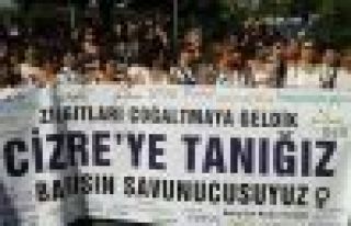 Kadınlar İstanbul'dan Cizre'ye doğru yola çıktı