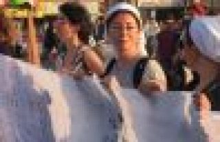 Kadınlardan barış nöbeti ve ateşkes çağrısı