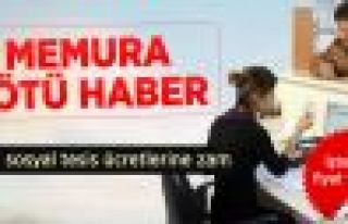 Kamu Sosyal Tesis Ücretlerine Zam