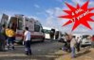 Katliam gibi kaza: 4 Ölü, 17 Yaralı