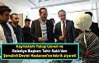 Kaymakam Güven ve Başkan Saklı'dan hastane ekibine...