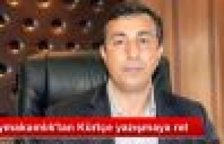 Kaymakamlık Kürtçe Yazışmayı Kabul Etmedi