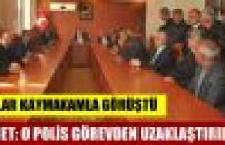 Kaymak Çenet: Küfreden polisi görevden uzaklaştırdık