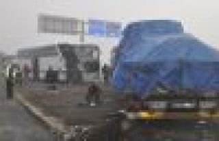 Kayseri'de zincirleme kaza: 14 yaralı