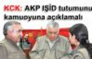KCK: AKP IŞİD tutumunu kamuoyuna açıklamalı