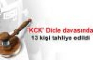 'KCK' Dicle davasında 13 kişi tahliye edildi