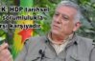 KCK: HDP tarihsel bir sorumlulukla karşı karşıyadır
