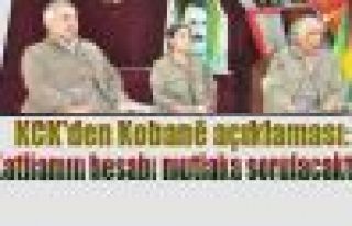 KCK: 'Katliamın hesabı mutlaka sorulacaktır'