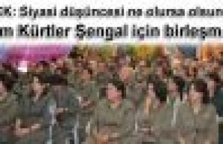 KCK: Tüm Kürtler Şengal için harekete geçmeli