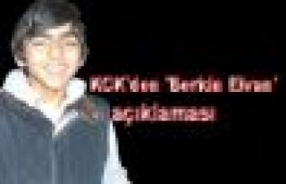 KCK'den 'Berkin Elvan' açıklaması