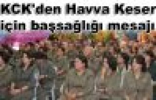 KCK'den Havva Keser için başsağlığı mesajı