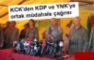 KCK'den KDP ve YNK'ye ortak müdahale çağrısı