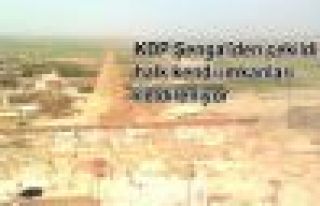 KDP Şengal'den çekildi, halk kendi imkanları ile...