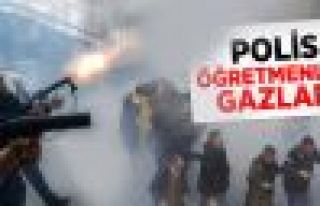 KESK ve EĞİTİM-SEN'e Polisten Gazlı Müdahale