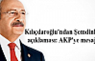 Kılıçdaroğlu'ndan Şemdinli açıklaması: AKP'ye...