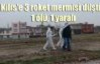 Kilis'e 3 roket mermisi düştü: 1 ölü, 1 yaralı