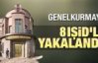 Kilis'te 8 IŞİD üyesi yakalandı