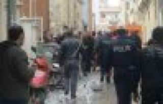 Kilis'te bir eve bomba düştü