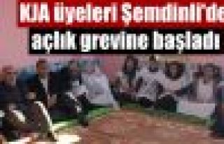KJA üyeleri Şemdinli'de açlık grevine başladı