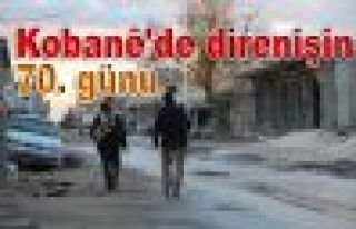 Kobani'de direnişin 70. günü
