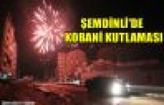 Şemdinli'de Kobani kutlaması
