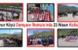 Konur Köyü Dereyanı İlkokulunda 23 Nisan Kutlaması