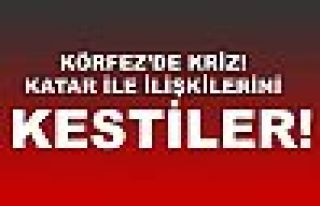 Körfez'de kriz!.. Katar ile ilişkilerini kestiler!