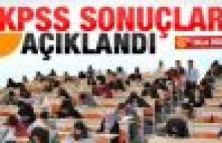 KPSS sonuçları açıklandı