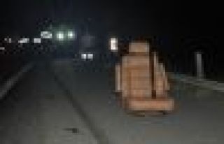 Lastik değiştirirken TIR çarptı: 2 ölü