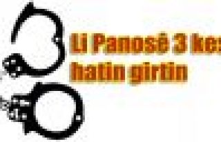 Li Panosê 3 kes hatin girtin