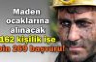 Maden ocaklarına alınacak 162 kişilik işe 4 bin...