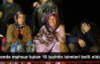 Madende Mahsur Kalan 18 İşçinin İsimleri Belli...
