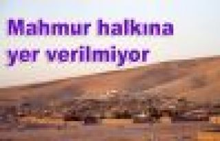 Mahmur halkına yer verilmiyor