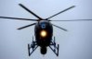 Makedonya'da polis helikopteri düştü