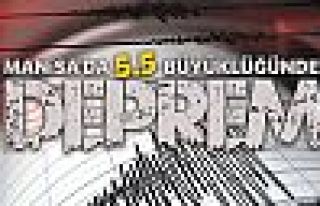 Manisa'da 5.5 büyüklüğünde deprem