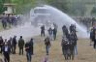 Maraş'ta sığınmacı kampı protestosuna müdahale
