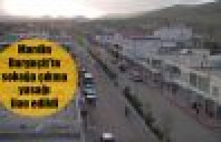 Mardin Dargeçit'te sokağa çıkma yasağı ilan...