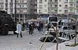 Mardin'de polis aracına saldırı
